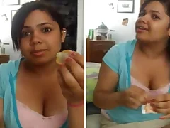 Desi sister gets everywhere together with dirty with a condom