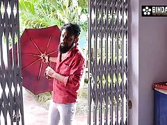 Bhabhi gets serviced primarily get under ones stairs by a guy who is using a washing machine He slams her against get under ones machine and she moans and screams in Hindi as he continues to fuck her