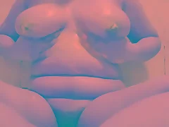 Pinay BBW Soapy Tits  Nipple Play – Filipina Naked Big Boobs Rubbing Green Scrub