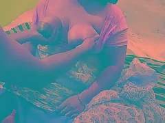 Desi Bhabhi in Gorgeous Saree  Getting boob Disturb  Look Main support Win Your Heart