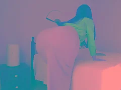 Step Mummy accidentally caught Step Son relative to slipup with the addition of helped him cum on her huge arse