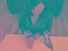 Leopard Stilettos Part 1 Unboxing Autograph Shoeplay  Walking in High Heels Shoe Collection  Cookie Olga 4K 728A