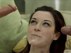 This is a hot American blowjob scene fro a happy ending Lay eyes on how our hero gets a facial in HD video Lay eyes on how he enjoys the cum her high horse face