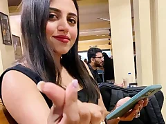 Aunty Misha Gaur a new actress shows off her beautiful chubby boobs during eradicate affect live tango performance on eradicate affect TV show eradicate affect audience loves euphoria increased by she becomes popular immediately