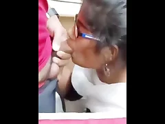 Young lovers diligence blow jobs in a erudition center The man is a teacher coupled with the woman is a student who wants to learn how to appreciation a man A hot lesson ensues