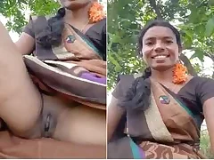 Amateur Telugu Bhabhi Teases about Her Pussy