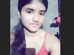Beautiful Indian girl showcases her body and skills