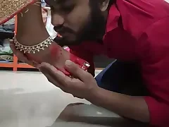 Vaishnavi and Alta Enjoying the Water of Feet in a Steamy Video