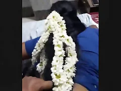 Telugu wife gets doggy style sex on bed