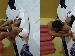 Smallbreasted Assamese office girl gets naughty in hotel room