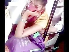 Desi girl all round firm boobs gets fondled beyond everything the bus