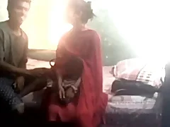 Indian couple engages on touching intimate activities handy a hostel
