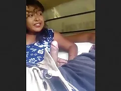 Outdoor girlfriend gives a blowjob in a taxi