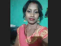 Desi bhabi pleasures herself with a cock