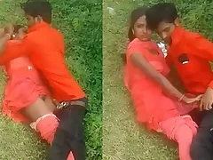 Indian couple engages in outdoor sexual relations