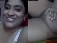 Desi aunty shares her intimate moments in a video call