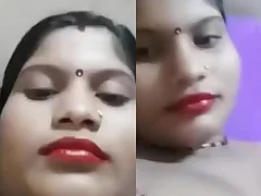 Sexy Desi Bhabi with Big Tits in Action