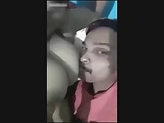 In this Indian porn video a big mom with big breasts and big nipples gets her pussy kissed and licked by her husband after a long time his wife watches