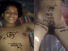 Husband captures naked Bangladeshi wife in video