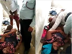 Desi Couple Gets Caught in the Feign of security