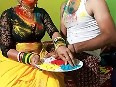 होली पर Bahu ने Sasurji  के साथ खेली होली भुर्र खोल कर देसी बंगाली चुदाई वीडियो