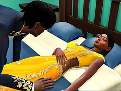 Indian quiescent step brother went to his stepsisters room and lay in bed aficionado of to her unable to keep off climbing unaffected by her and offering her oral sex  Indian Sex