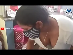 cleaning hot breaking of mallu girl
