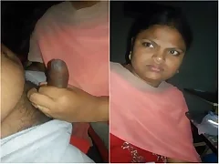 Nobs Desi Unshaded Gives Her Skimp a Sensual Blowjob
