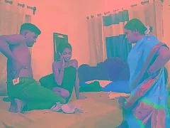 DESI BOYFRIEND With an increment of GIRLFRIEND HARDCORE THREESOME FUK WITH HER SASUMA FULL MOVIE  HINDI AUDIO